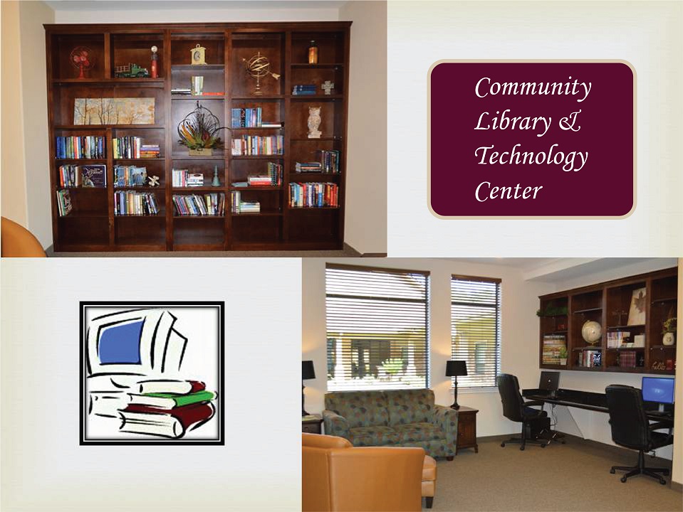 Community library and technology center.
